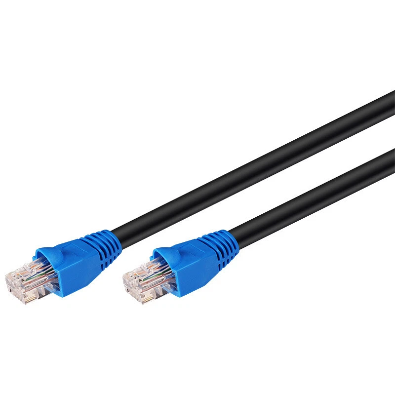 Netzwerkkabel Outdoor CAT 6a-7500 U/UTP FLEX schwarz 75m 