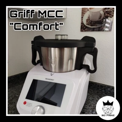 Fest montierter Griff "Comfort" (3D Prinz) Monsieur Cuisine Connect/Trend "Lidl"