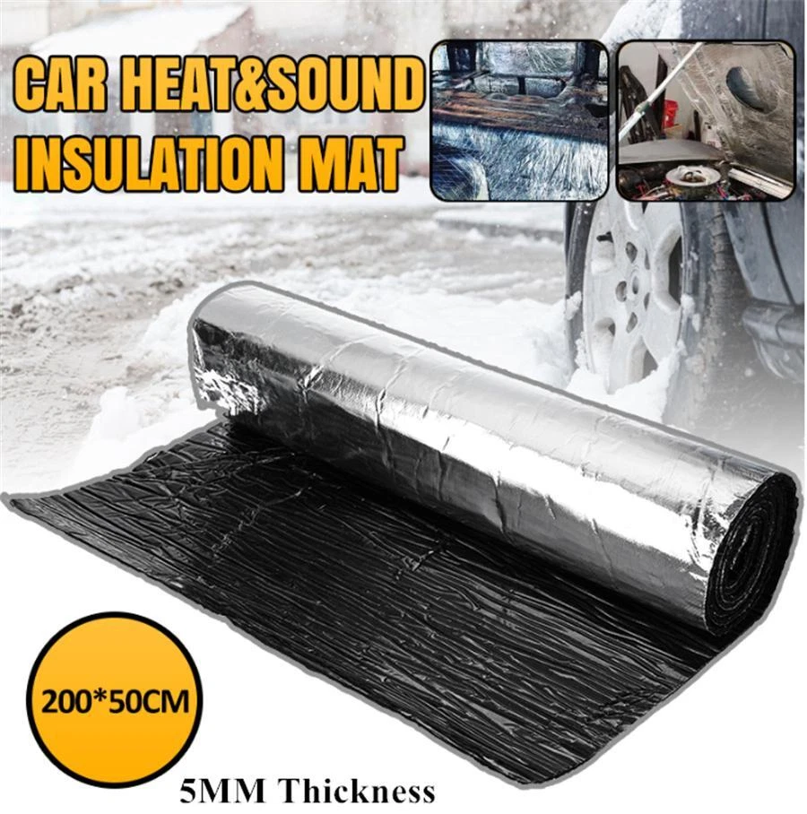 Car Sound Deadening Mat Automotive Firewall Sound Deadener Noise Insulation 5MM - Изображение 2 из 4