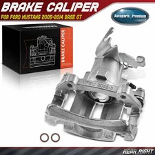 Rear Passenger RH Brake Caliper w/ Bracket & Piston for Ford Mustang 2005-2014