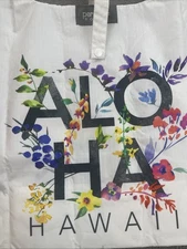 Paradise Totes Aloha Hawaii Tote Bag Reusable Foldable Shopping Floral Womens Ec