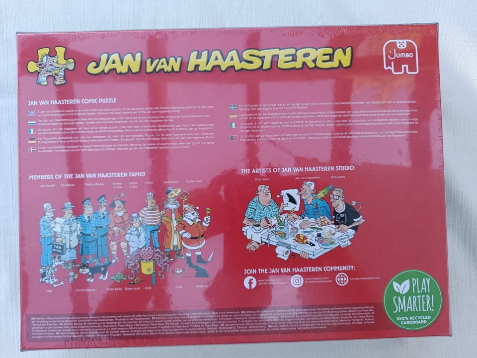 Jumbo Jan Van Haasteren Flutterly Fabulous 2000 Piece Puzzle Brand New Sealed - Image 2 of 4