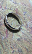 14K White Gold Wedding Band Women  s Ring