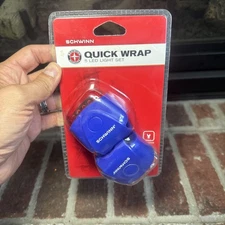 2014 SCHWINN Quick Wrap 5 LED LIGHT SET Royal BLUE Front & Rear Easy Mounting
