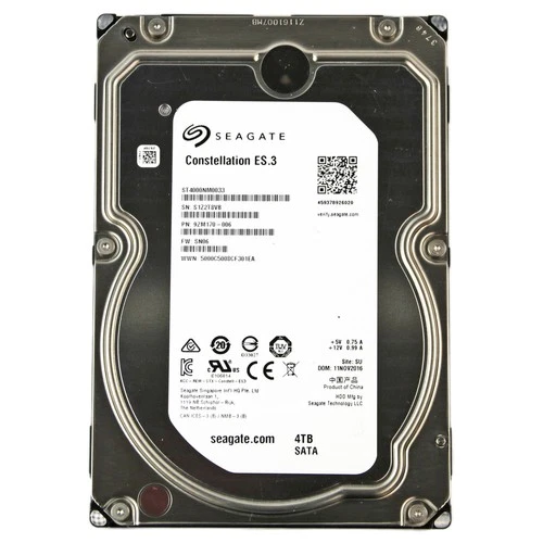4TB Enterprise ST4000NM0033 ES3 Festplatte 3.5" SATA III HDD intern 7200 NAS