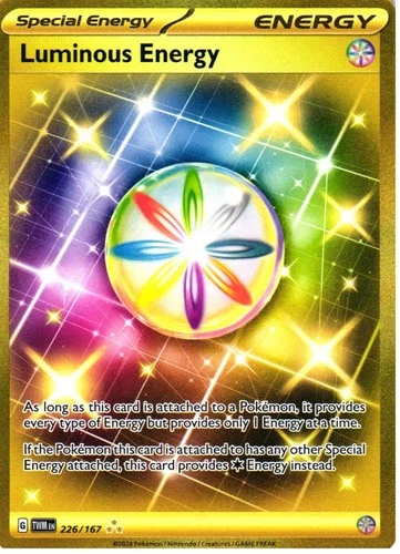 Luminous Energy 226/167 Hyper Rare Twilight Masquerade Pokemon Near Mint