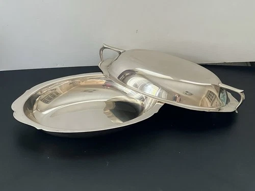 Reed and Barton X622  Sterling Silver Serving Dish with Lid 714 grams Scrap OR
