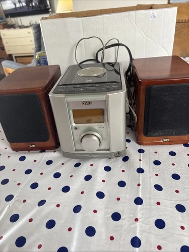 ⭐JVC AM/FM Radio Clock Compact Component Audio System FS-2000GD - Tested Works 