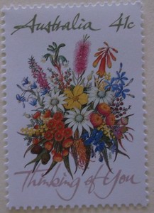 Australia Stamp 1184 MNH Full Set Flower Topical