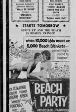 RITZ THEATRE BASELINE DRIVE-IN ADVERTISEMENT 1963 13X19 PHOTO