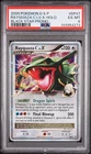 2009 POKEMON DIAMOND & PEARL BLACK STAR PROMO #DP47 RAYQUAZA C LV.X-HOLO PSA 6