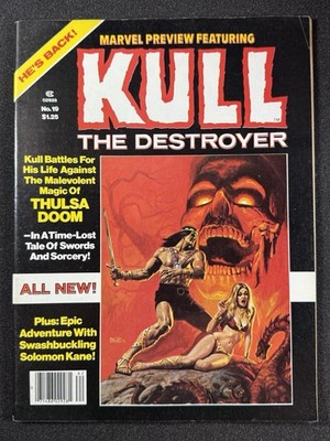 Marvel Preview Kull the Destroyer Magazine #19 1979 Marvel Comics