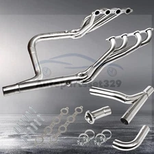 Fit 99-06 Chevy GMC Sierra Silverado1500 GMT800 Headers Exhaust Manifold +Y Pipe