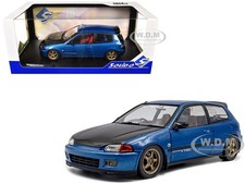 1991 HONDA CIVIC (EG6) RHD COBALT BLUE 1/18 DIECAST MODEL BY SOLIDO S1810406