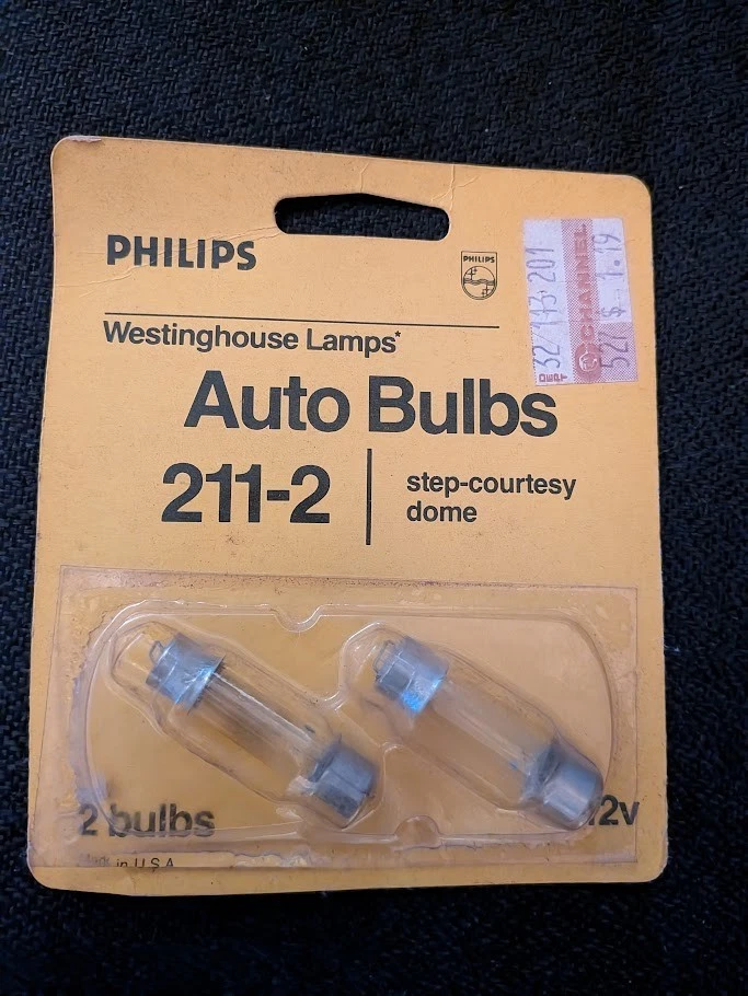 Philips 54754 Auto 211-2 Bombilla Interior Cortesía 12 V, 12,4 W CANTIDAD-2 Foto 2 de 2