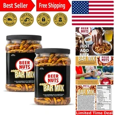 Delicious 26oz  Bar Mix Snacks - Perfect for Parties & Beverages