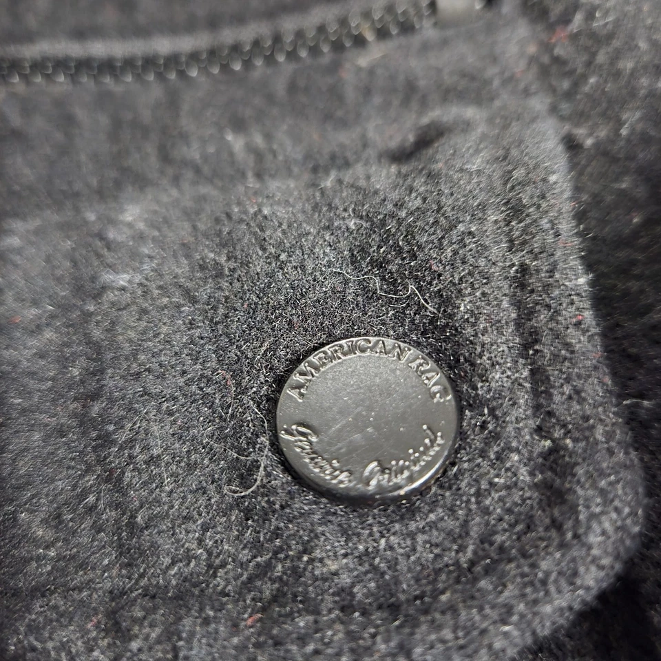 American Rag Men’s Wool Blend Hoodie Jacket – Black – Size XL - Image 4 of 4