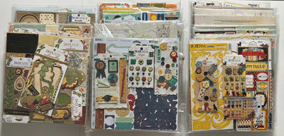 Bo Bunny 12x12 Paper Pack Scrapbook Kit-Variations-Happy Tails, Prairie Chic,