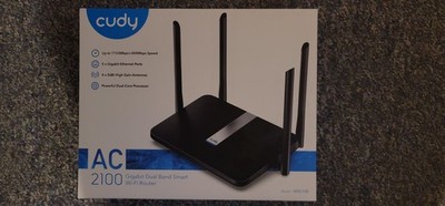Cudy WR2100 AC 2100 Gigabit Dual Band Smart WiFi Router Open Box