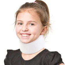 Kids Neck Brace for Neck Pain and Support, Soft Foam Cervical Collar Adjustab...