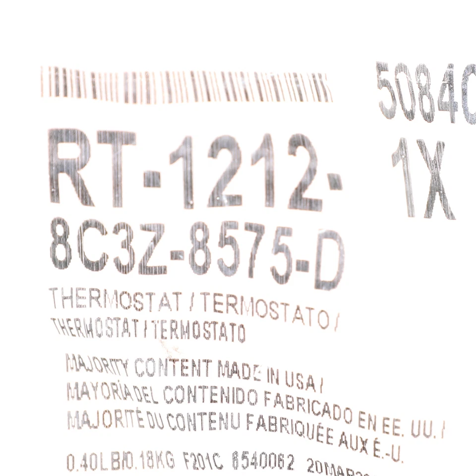 Termostato refrigerante motor Super Duty original Ford 2008-2010 F-350 8C3Z-8575-D Foto 4 de 4