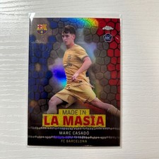2023 Topps Chrome Barcelona Marc Casado Soccer Card Rookie Parallel Ungraded. rookie card picture