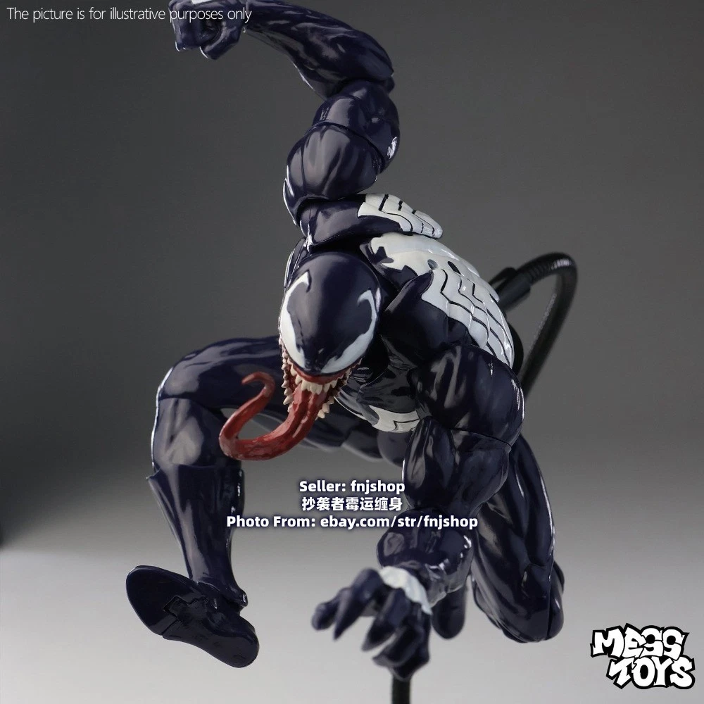 Mess Toys Lethal Neighbor Symbiote Suit Venom 1/12 Action Figure Model US STOCK image 19