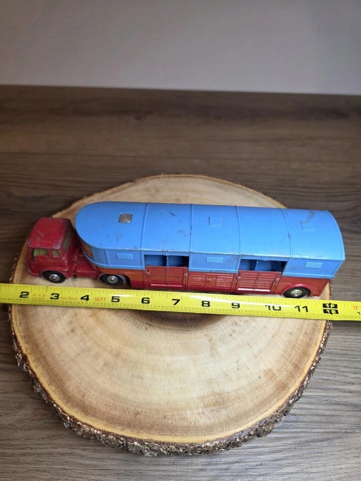 VINTAGE 60s Corgi Major 1130 Horse Box Trailer CHIPPERFIELDS & Articulated Truck - Image 4 of 4