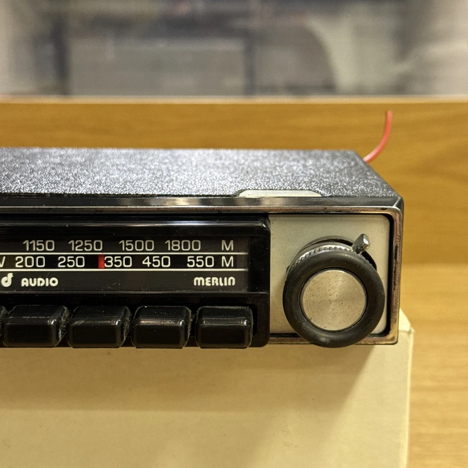 Bird Audio Chrome Classic Car Push Button Radio 1960’s Early 1970’s - Image 2 of 4