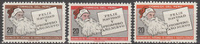 Peru #Mi742-Mi744 MNH 1969 Santa Claus Christmas New Year Aguinaldo 522-524