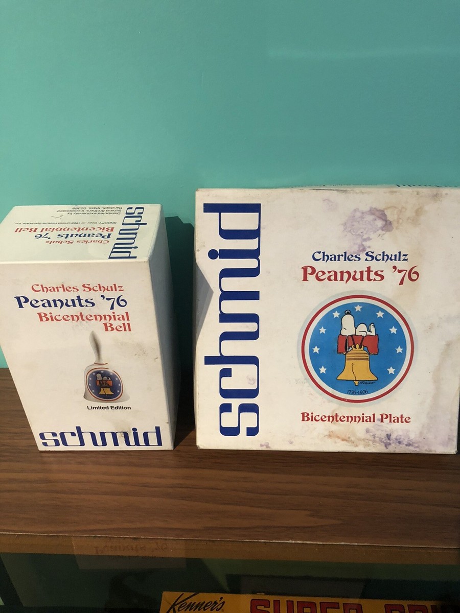 Vintage Peanuts '76 Bicentennial Bell And Plate Set. | eBay