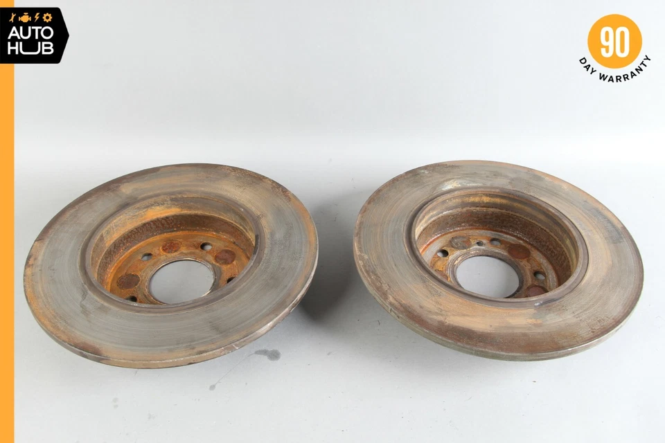 05-11 Juego de rotor de freno trasero izquierdo y derecho mercedes r171 slk350 slk280 OEM Foto 2 de 4