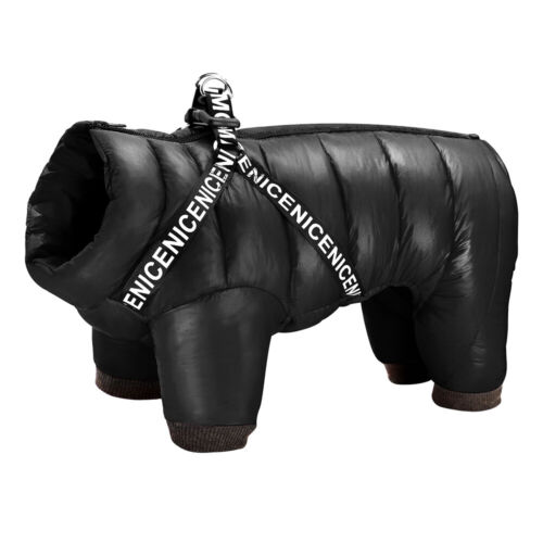 Dog Coat with Harness Waterproof Winter Warm Small Dogs Chihuahua Yorkie Bulldog - Picture 13 of 20