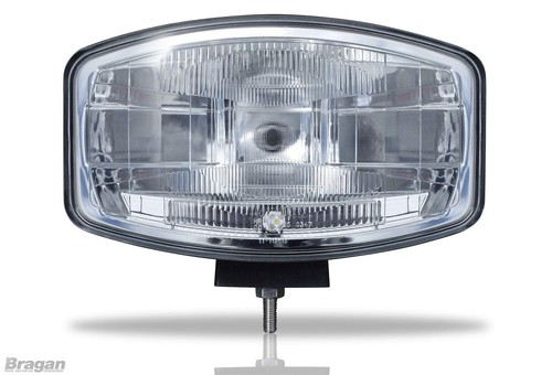 Roof Bar A + Jumbo Spots + LEDs To Fit Fiat Ducato 2007 - 2014 Front Low BLACK - Picture 8 of 11