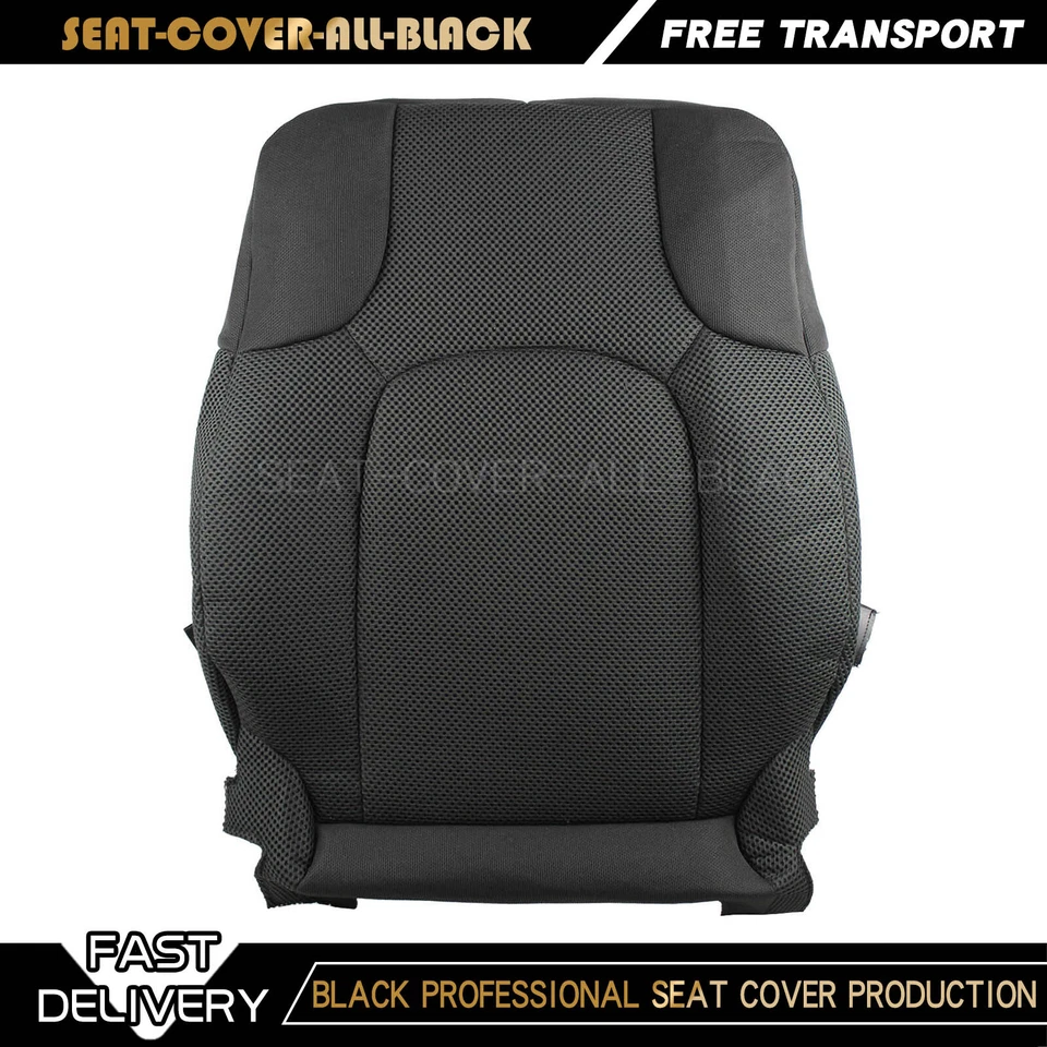 For 05-19 Nissan Frontier Driver Passenger Bottom Top Cloth Seat Cover dark grey Foto 3 de 4
