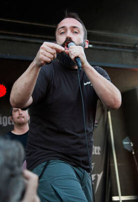 Neil Fallon of Clutch at 2013 Rock On The Range at Columbus Crew S- Old Photo 15