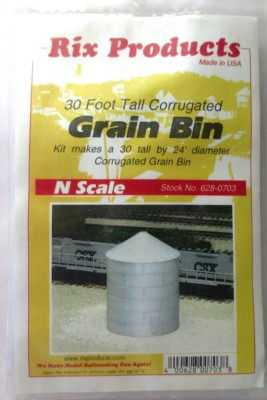 Rix Products N Scale 628-0703 Grain BIN Kit