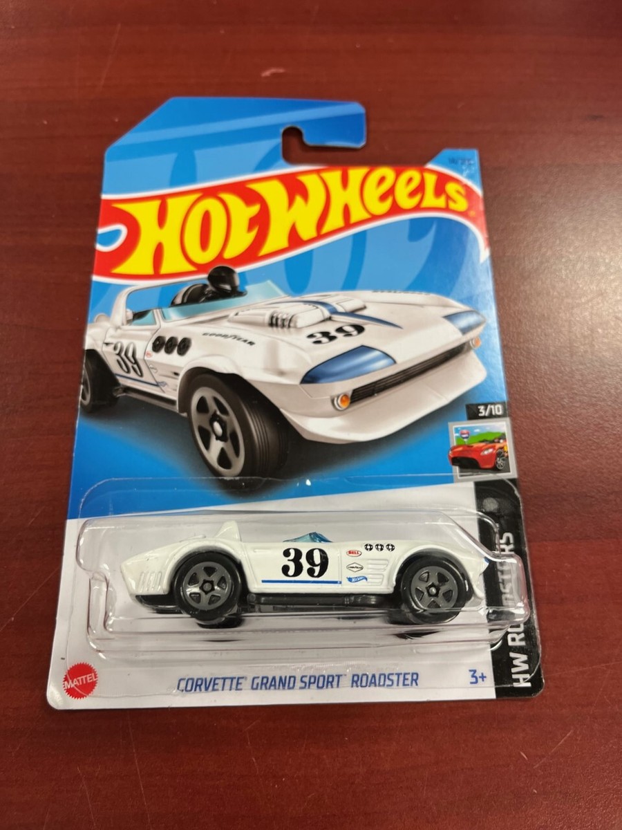 2023 HOT WHEELS CORVETTE GRAND SPORT ROADSTER 3/10 WHITE A54 | eBay