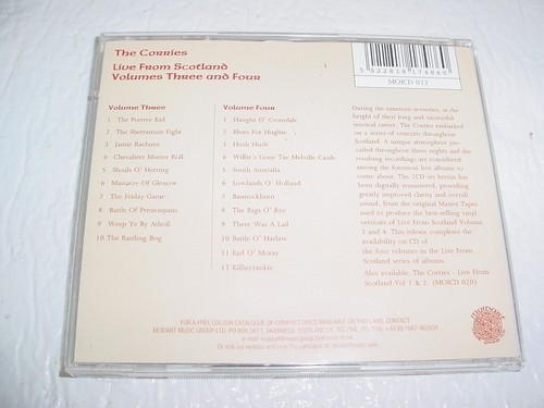2 CD The Corries Live from Scotland Volumes 3 and 4, 1970s Concert Recordings - Imagen 2 de 7