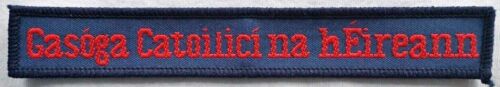 Irish Catholic Boy Scouts of Ireland Name Strip Gaelic Irish Scouting - Picture 1 of 1