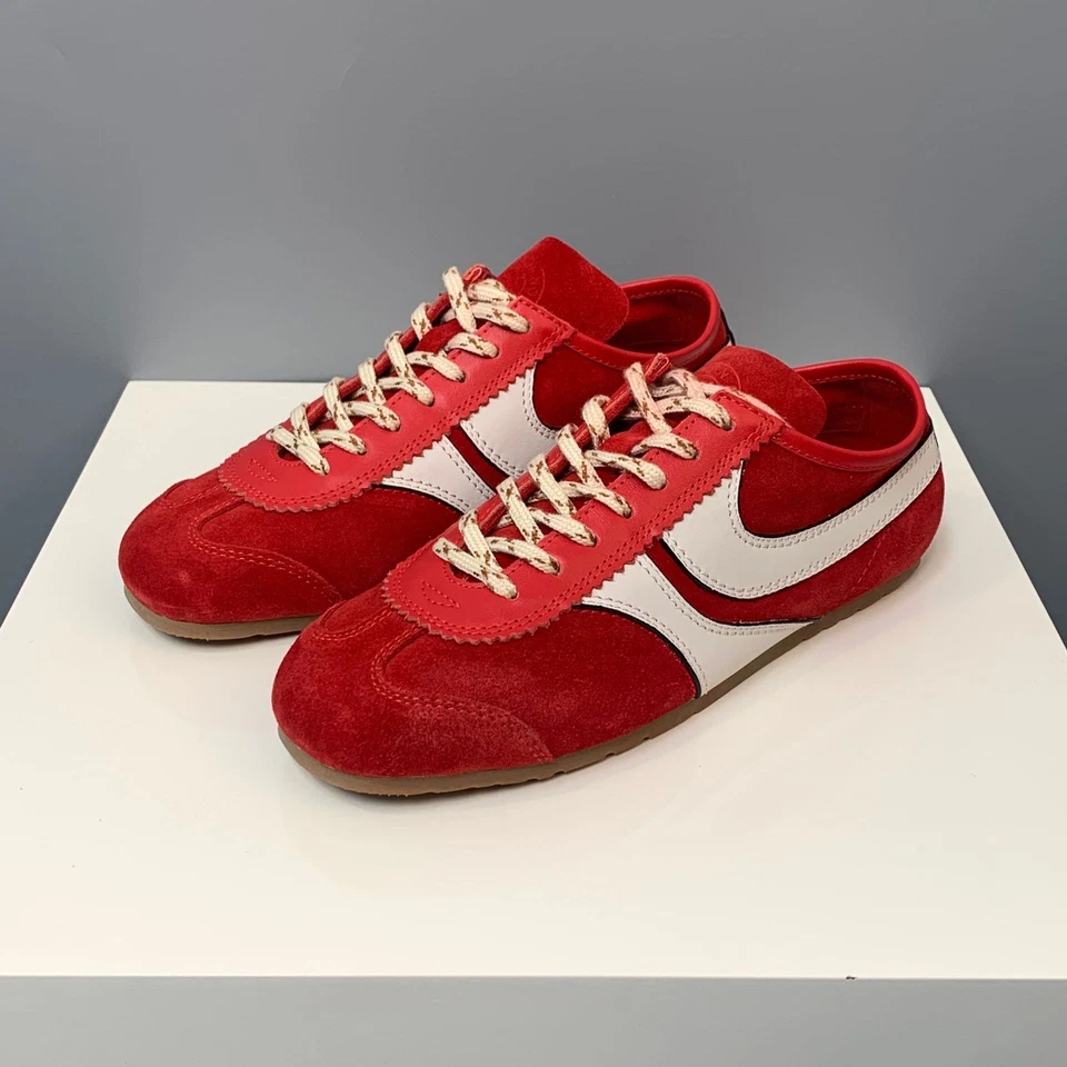 DriesVan Noten Leather Lace-Up Drive Shoes, Flat Sneakers Casual Shoes for Women - Изображение 4 из 4