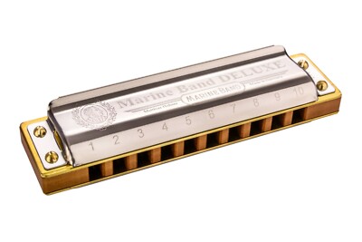 Hohner Marine Band Deluxe Harmonica M2005 multiple keys available.