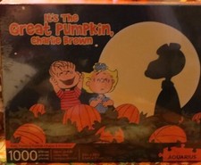 It's The Great Pumpkin Sally Linus Snoopy Halloween 1000 Piece Jigsaw Puzzle NEW