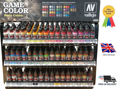 AV Vallejo | Spielfarbe Basic - Acrylfarben | Vollständige Palette von 48 Farben