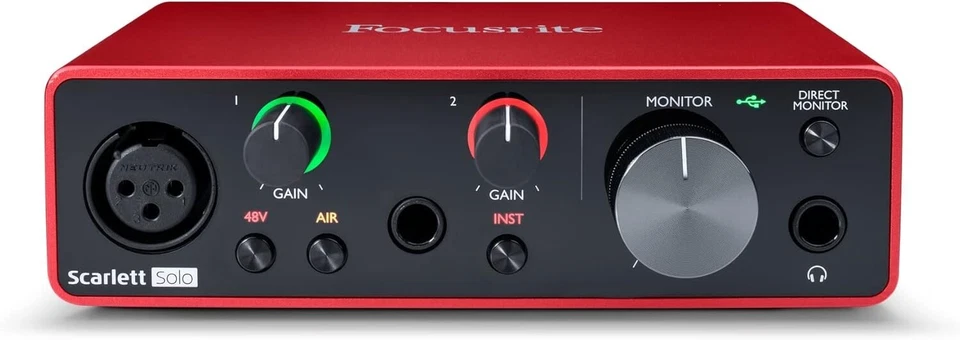 High-Performance 3rd Gen Solo USB Interface - Perfect for Recording & Playback - Image 3 of 4