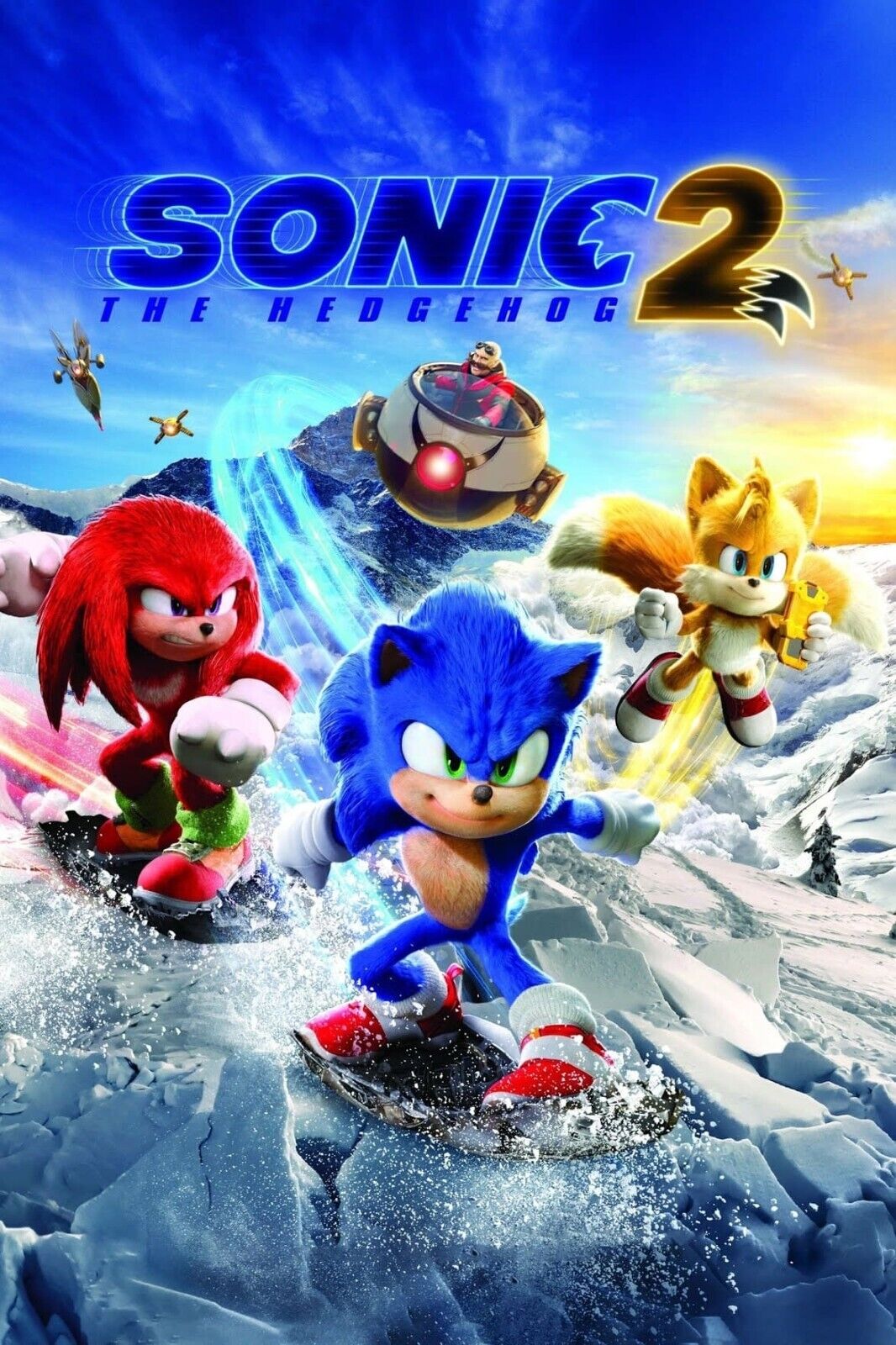 Sonic Movie Poster Print Film Wall Art Cinema A5 A4 A3 A2 A1 