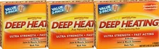 Mentholatum Deep Heating Pain Rub 2oz TWIN PACK ( 3 boxes ) 6 tubes total ^^