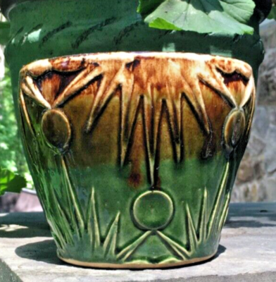 Vtge 1930s Art Deco Robinson Ransbottom McCoy Sun and Moon