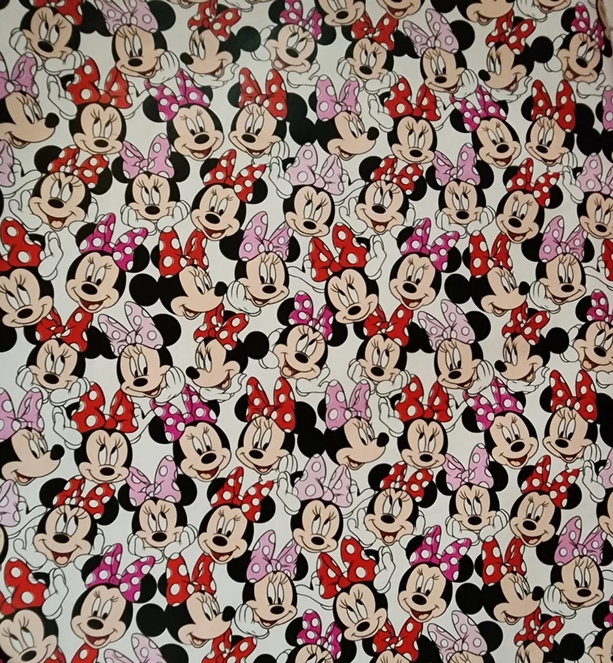 Juego de envoltura de regalo Minnie Mouse, papel de envolver y cinta, ver descripción 12,5 pies cuadrados Foto 2 de 2