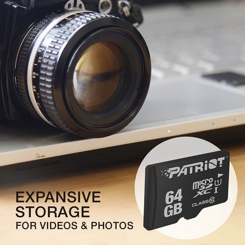 Patriot LX 64GB SDXC Class 10 USH-I Highspeed MicroSDXC Flash Memory Card 5-PACK - Picture 4 of 8